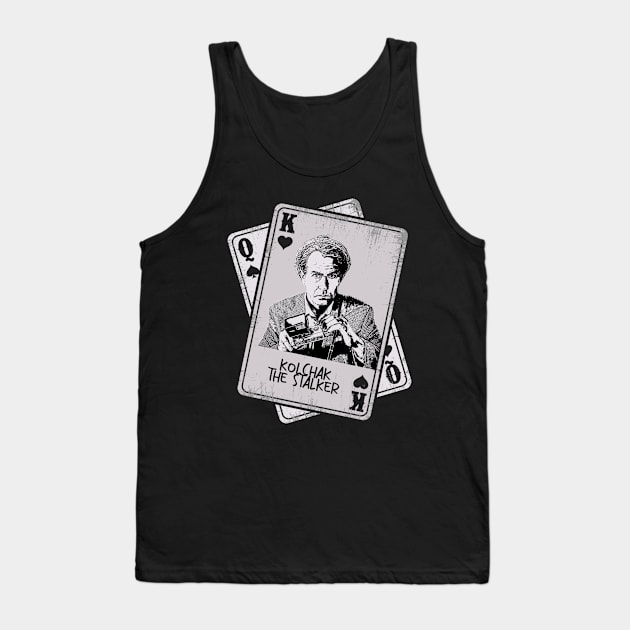 Retro Kolchak The Stalker Card Style Tank Top by Slepet Anis